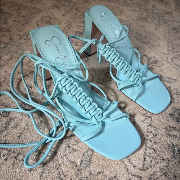 Jessica Simpson Women's Maena Ankle Wrap Heel 🩵 - Picture 5 of 5